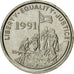 Coin, Eritrea, Cent, 1997, MS(60-62), Nickel Clad Steel, KM:43