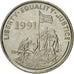 Coin, Eritrea, 5 Cents, 1997, MS(60-62), Nickel Clad Steel, KM:44