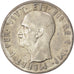 Moneta, Albania, Vittorio Emanuele III, 5 Lek, 1939, Rome, SPL-, Argento, KM:33
