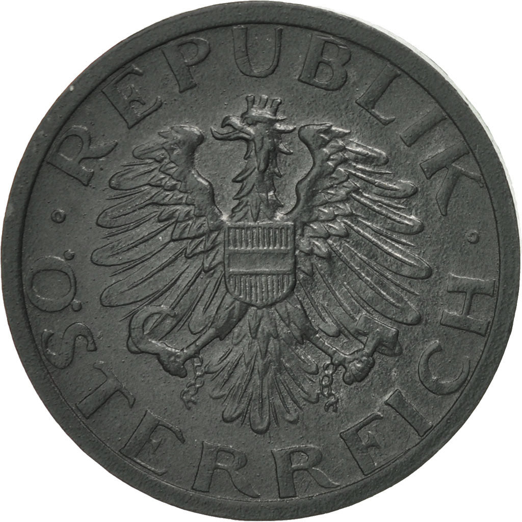 Austria, 10 Groschen, 1947, AU(55-58), Zinc, KM:2874