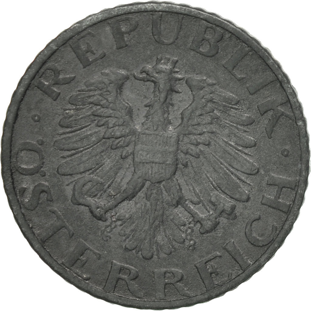 Coin, Austria, 5 Groschen, 1957, EF(40-45), Zinc, KM:2875