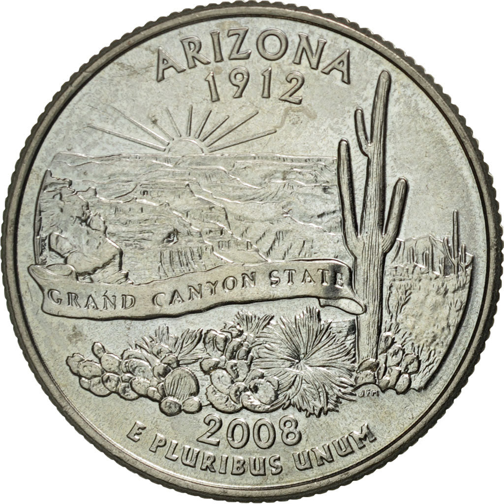 United States, Quarter, 2008, U.S. Mint, Dahlonega, MS(60-62), Copper-Nickel