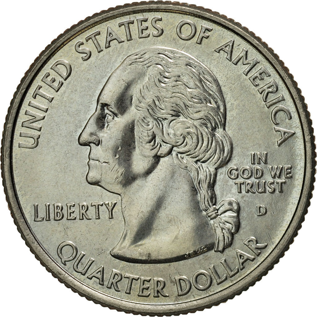United States, Quarter, 2008, U.S. Mint, Dahlonega, MS(60-62), Copper-Nickel
