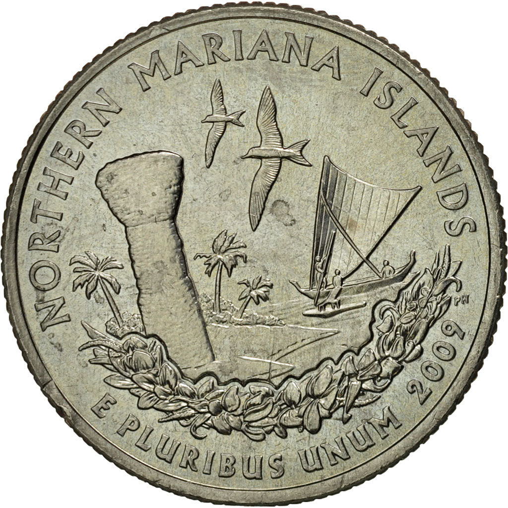 United States, Quarter, 2009, U.S. Mint, Philadelphia, MS(60-62), Copper-Nickel