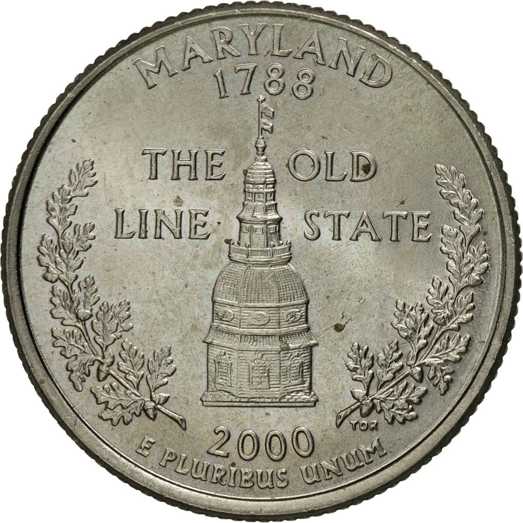 Coin, United States, Quarter, 2000, U.S. Mint, Denver, MS(60-62), Copper-Nickel