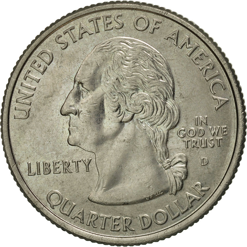 Coin, United States, Quarter, 2000, U.S. Mint, Denver, MS(60-62), Copper-Nickel