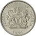Coin, Nigeria, Elizabeth II, Naira, 1991, AU(55-58), Nickel plated steel, KM:14