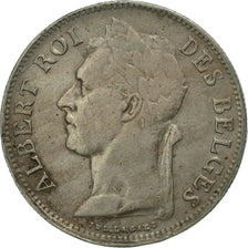 Congo belga, 50 Centimes, 1921, BB, Rame-nichel, KM:22
