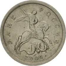 Coin, Russia, 5 Kopeks, 2004, Saint-Petersburg, AU(55-58), Copper-Nickel Clad