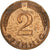 Coin, GERMANY - FEDERAL REPUBLIC, 2 Pfennig, 1978, Karlsruhe, EF(40-45), Copper