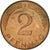 Munten, Federale Duitse Republiek, 2 Pfennig, 1981, Hambourg, ZF, Copper Plated