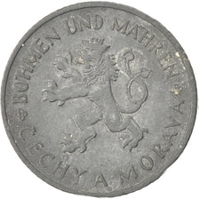 Boemia e Moravia, Koruna, 1942, BB, Zinco, KM:4