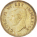 Moneda, Sudáfrica, George VI, 3 Pence, 1942, EBC, Plata, KM:26