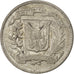 Coin, Dominican Republic, 5 Centavos, 1944, EF(40-45), Silver, KM:18a