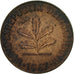 Coin, GERMANY - FEDERAL REPUBLIC, Pfennig, 1967, Munich, EF(40-45), Copper