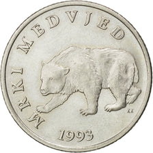 CROATIA, 5 Kuna, 1993, KM #11, MS(63), Copper-Nickel-Zinc, 26.7, 7.37