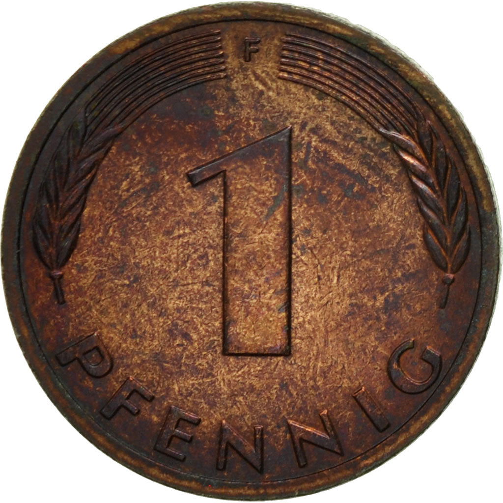 Monnaie, République fédérale allemande, Pfennig, 1979, Stuttgart, TTB, Copper