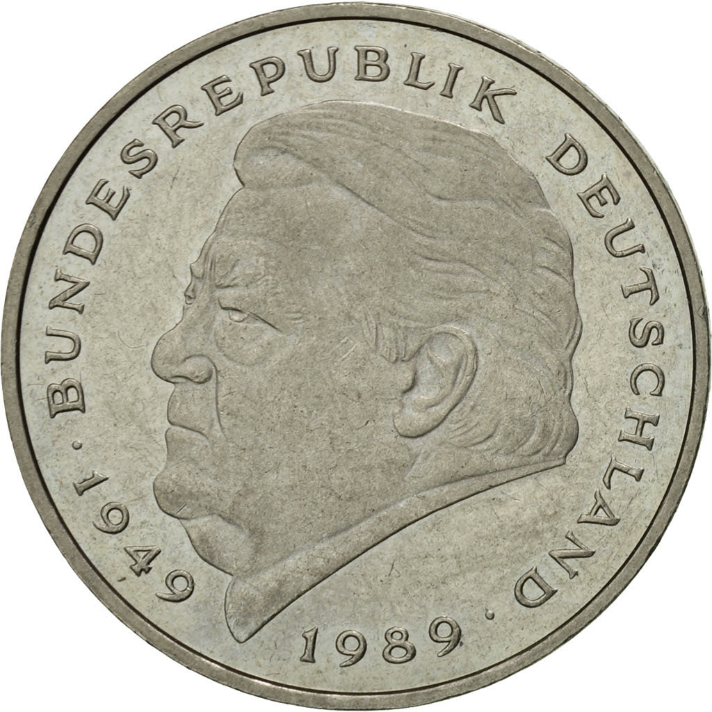 GERMANY - FEDERAL REPUBLIC, 2 Mark, 1994, Hambourg, AU(55-58), Copper-Nickel