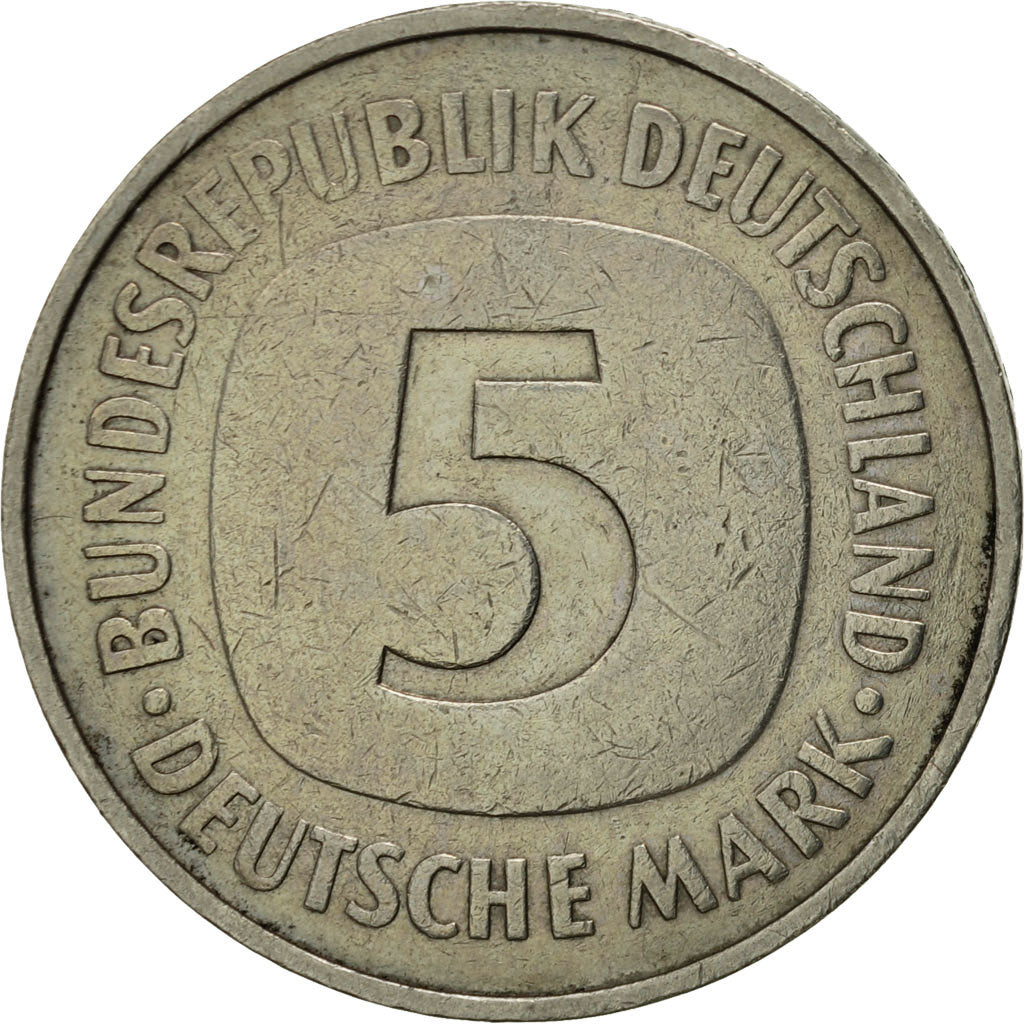 Coin, GERMANY - FEDERAL REPUBLIC, 5 Mark, 1975, Hambourg, AU(50-53)