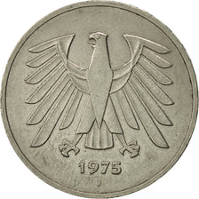 Coin, GERMANY - FEDERAL REPUBLIC, 5 Mark, 1975, Hambourg, AU(50-53)