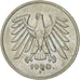 Coin, GERMANY - FEDERAL REPUBLIC, 5 Mark, 1980, Stuttgart, AU(50-53)