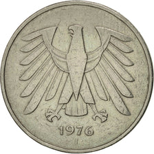 Coin, GERMANY - FEDERAL REPUBLIC, 5 Mark, 1976, Hambourg, AU(50-53)