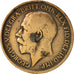 Coin, Great Britain, George V, 1/2 Penny, 1918, VF(30-35), Bronze, KM:809