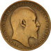 Coin, Great Britain, Edward VII, 1/2 Penny, 1906, VF(30-35), Bronze, KM:793.2
