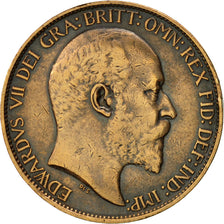 Great Britain, Edward VII, 1/2 Penny, 1903, EF(40-45), Bronze, KM:793.2