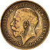 Great Britain, George V, 1/2 Penny, 1912, EF(40-45), Bronze, KM:809