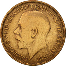Coin, Great Britain, George V, 1/2 Penny, 1915, VF(30-35), Bronze, KM:809