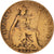 Moneda, Gran Bretaña, George V, 1/2 Penny, 1920, BC+, Bronce, KM:809
