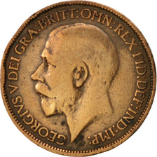 Coin, Great Britain, George V, 1/2 Penny, 1924, EF(40-45), Bronze, KM:809