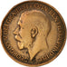 Coin, Great Britain, George V, 1/2 Penny, 1924, EF(40-45), Bronze, KM:809