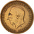 Moneda, Gran Bretaña, George V, 1/2 Penny, 1929, MBC, Bronce, KM:837