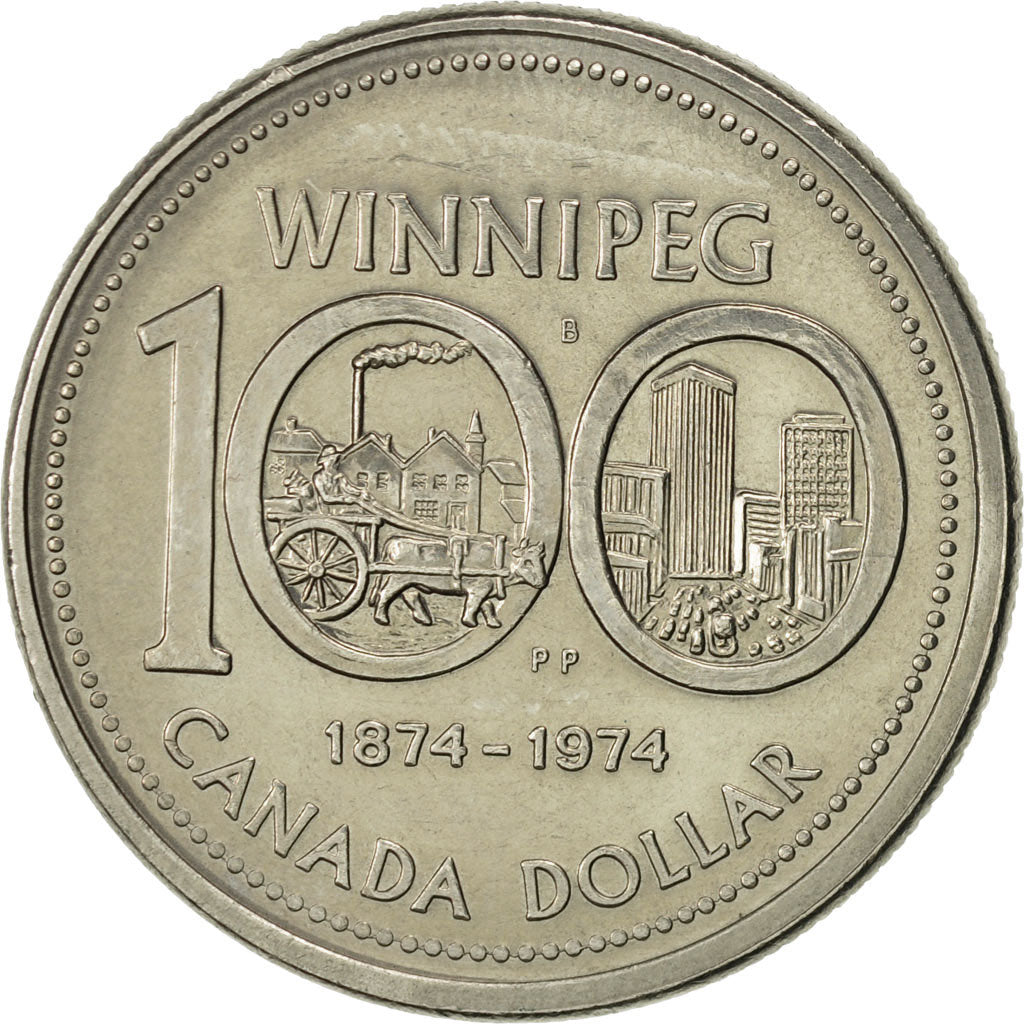 Coin, Canada, Elizabeth II, Dollar, 1974, Royal Canadian Mint, Ottawa
