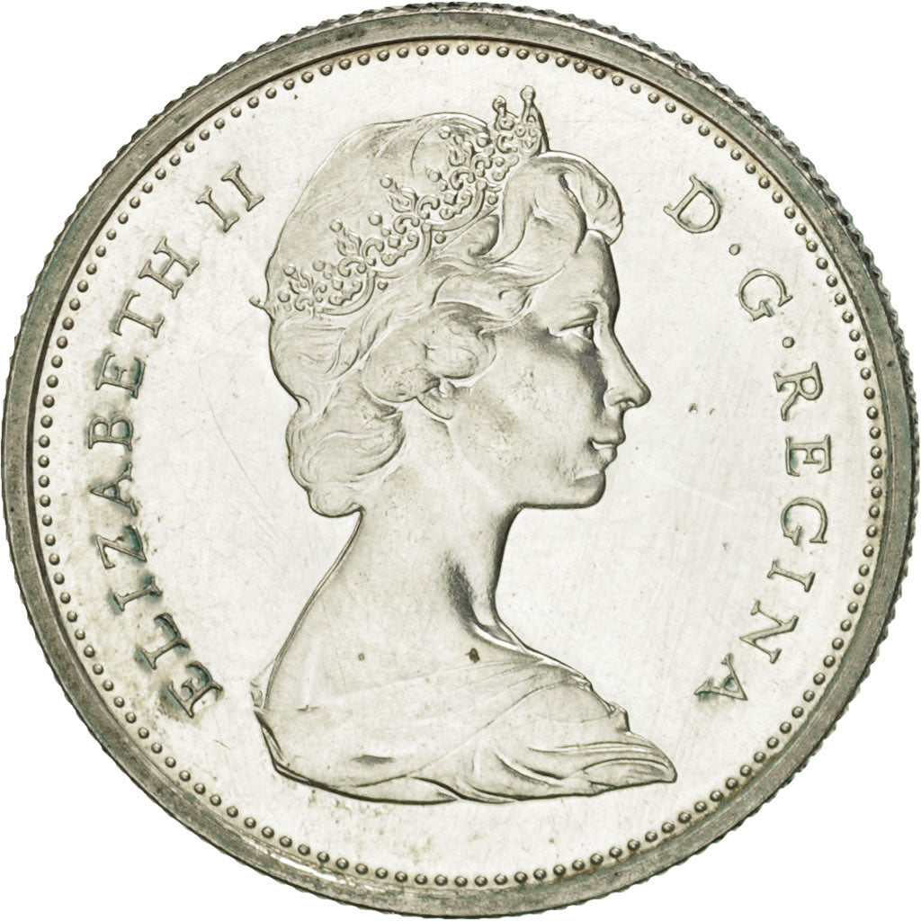 Coin, Canada, Elizabeth II, 25 Cents, 1967, Royal Canadian Mint, Ottawa
