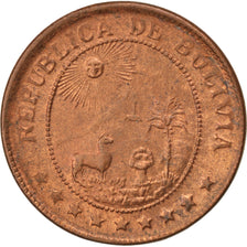 Monnaie, Bolivie, 50 Centavos, 1/2 Boliviano, 1942, SUP+, Bronze, KM:182a.1
