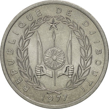 Coin, Djibouti, Franc, 1977, Paris, MS(63), Aluminum, KM:20