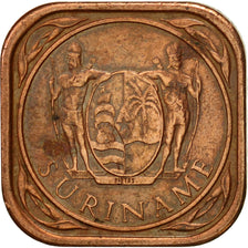 Coin, Surinam, 5 Cents, 1988, AU(50-53), Copper Plated Steel, KM:12.1b