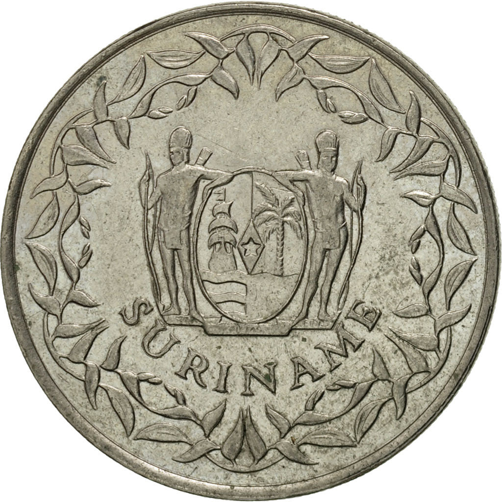 Coin, Surinam, 100 Cents, 1989, AU(55-58), Copper-nickel, KM:23