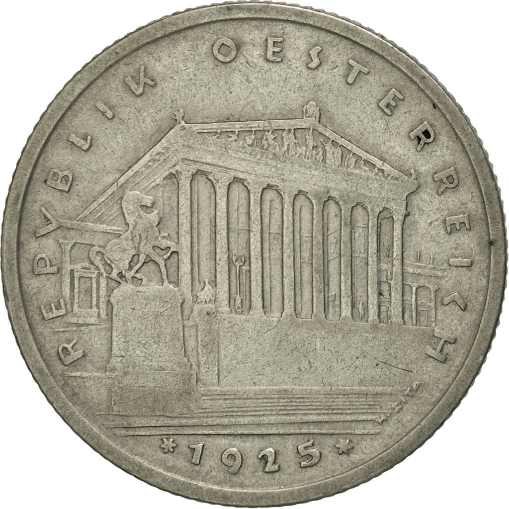Austria, Schilling, 1925, AU(50-53), Silver, KM:2840