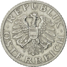 Coin, Austria, 50 Groschen, 1946, AU(55-58), Aluminum, KM:2870