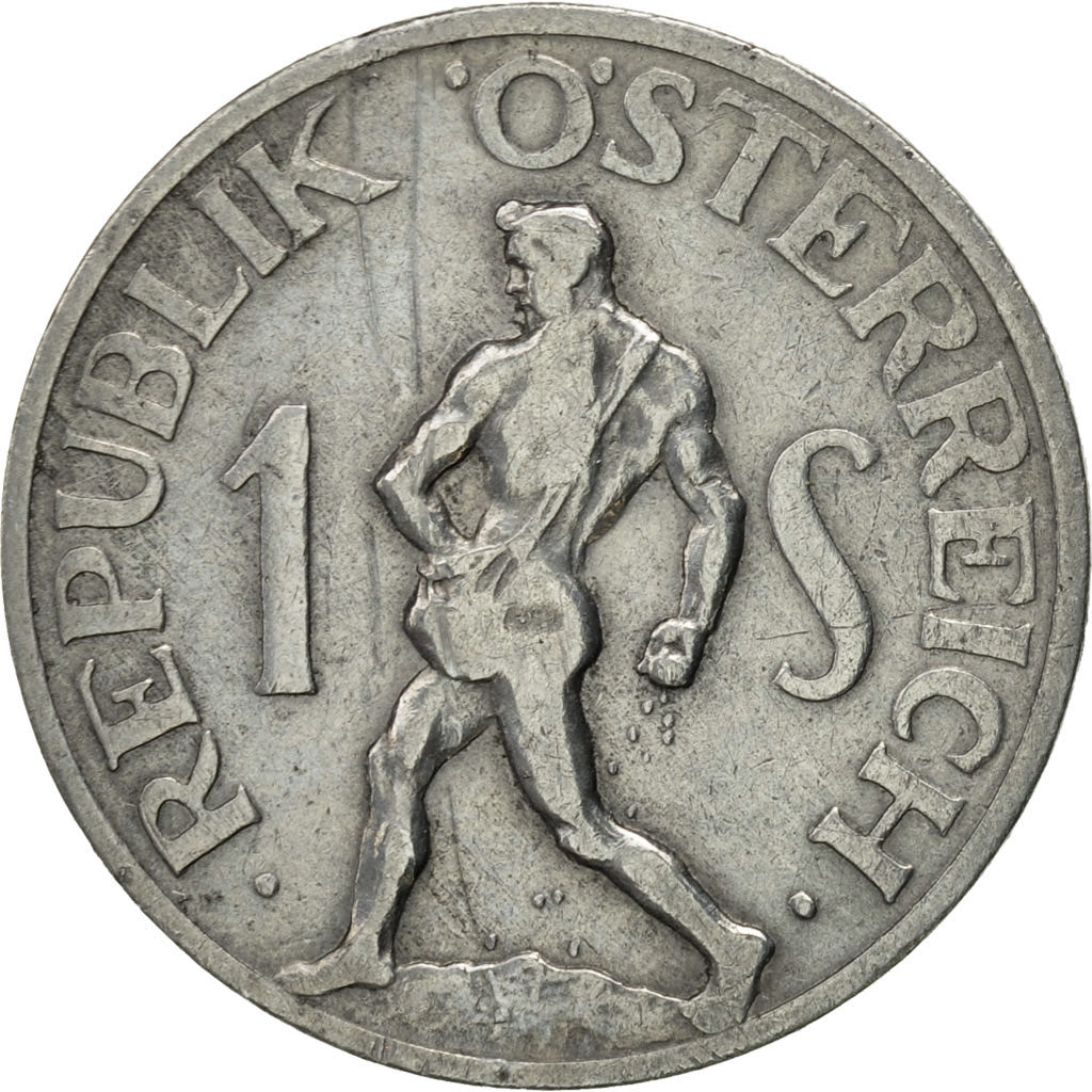 Coin, Austria, Schilling, 1946, AU(50-53), Aluminum, KM:2871