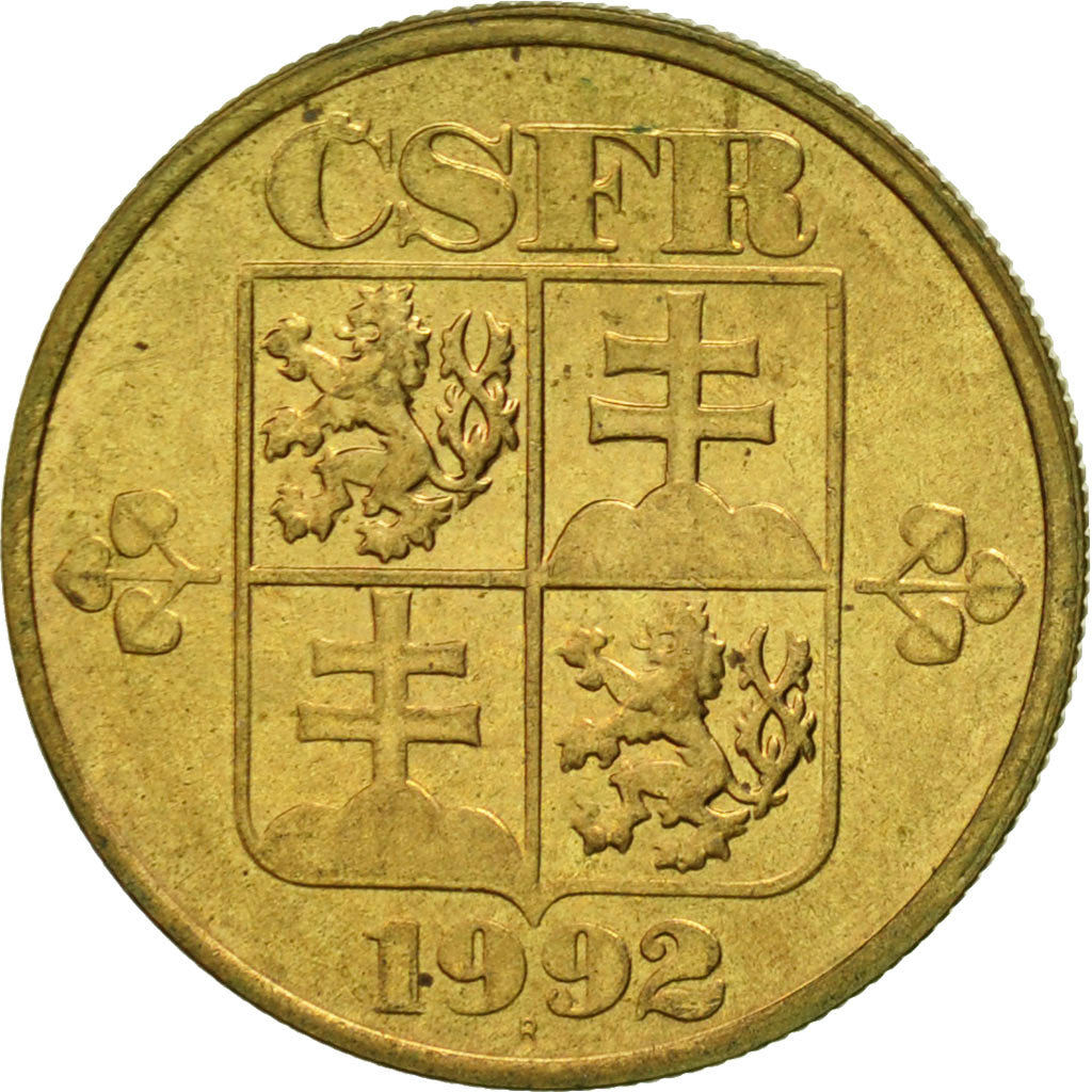 Moneta, Cecoslovacchia, 20 Haleru, 1992, SPL-, Alluminio-bronzo, KM:143