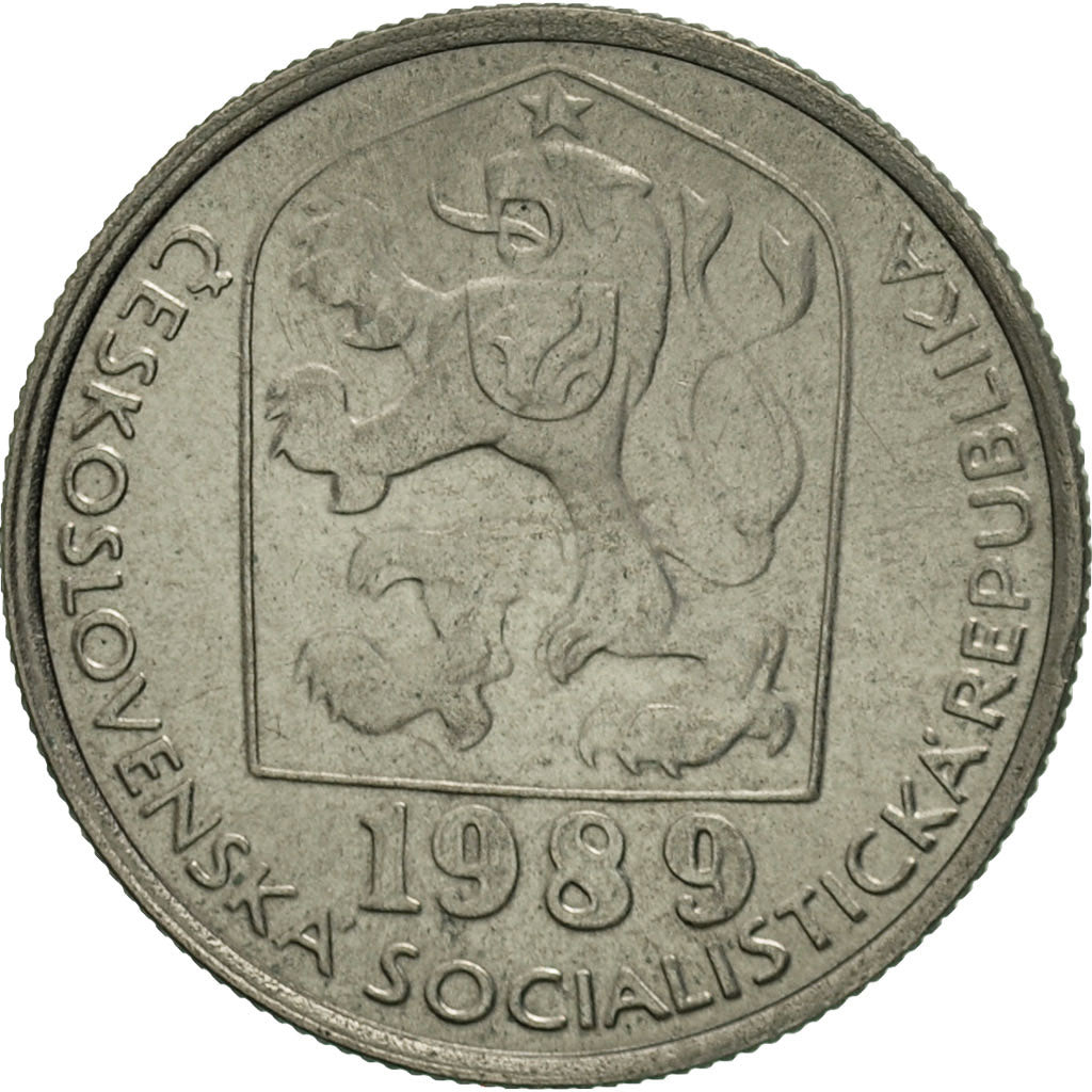 Moneta, Cecoslovacchia, 50 Haleru, 1989, SPL-, Rame-nichel, KM:89