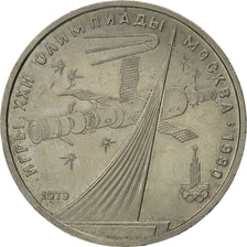 Russia, Rouble, 1979, Saint-Petersburg, AU(50-53), Copper-Nickel-Zinc, KM:165