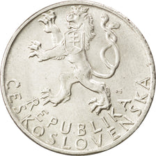 Coin, Czechoslovakia, 50 Korun, 1947, MS(63), Silver, KM:24