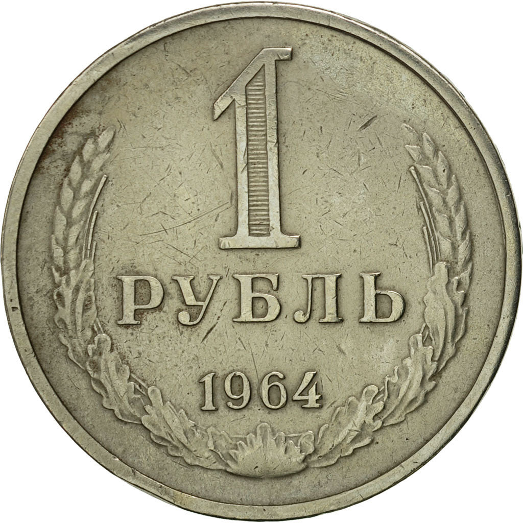 Russland, Rouble, 1964, Saint-Petersburg, VZ, Copper-Nickel-Zinc, KM:134a.2
