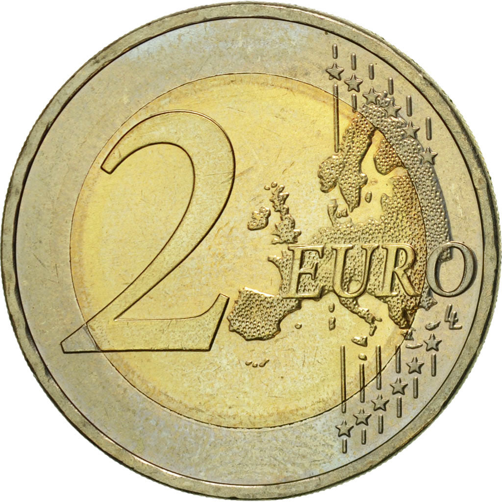 GERMANY - FEDERAL REPUBLIC, 2 Euro, 2008, AU(50-53), Bi-Metallic, KM:258